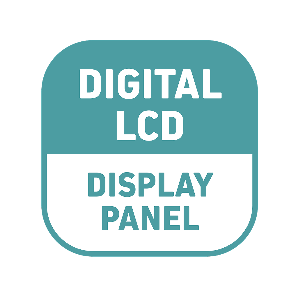Baymak digital lcd display panel