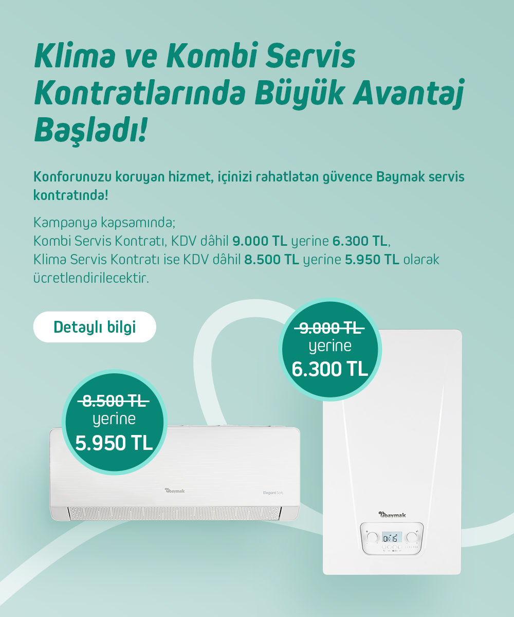 Baymak kombi klima landingpage